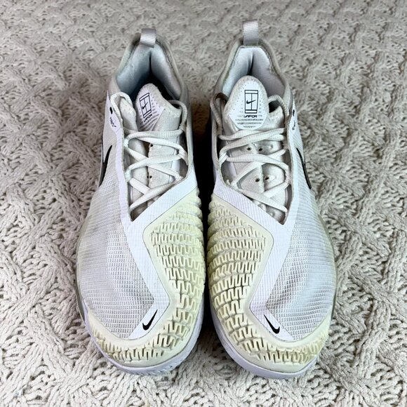 Nike React Vapor NXT HC White Black Tennis Shoes CV0724-101 Sz US 8, 41 EU - Picture 5 of 16